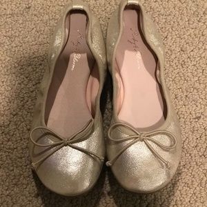 COPY - Ruby & Bloom - Bella Gold Shimmer Girls Shoes